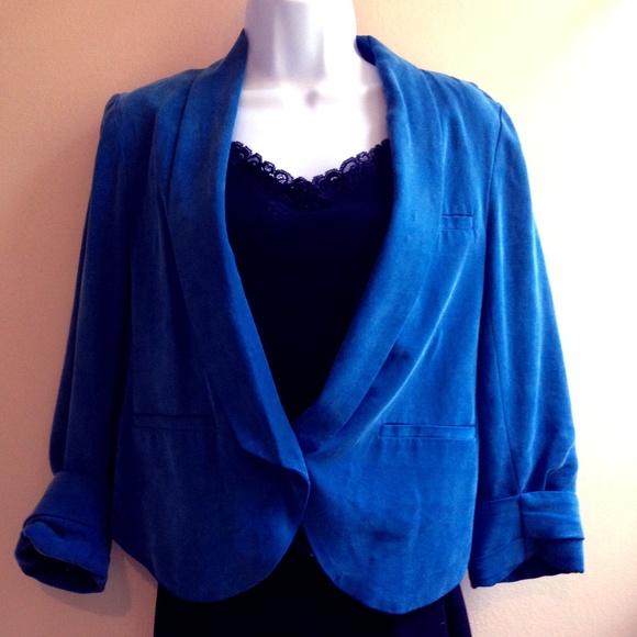 Anthro Cantonier tuxedo blazer - Picture 2 of 5